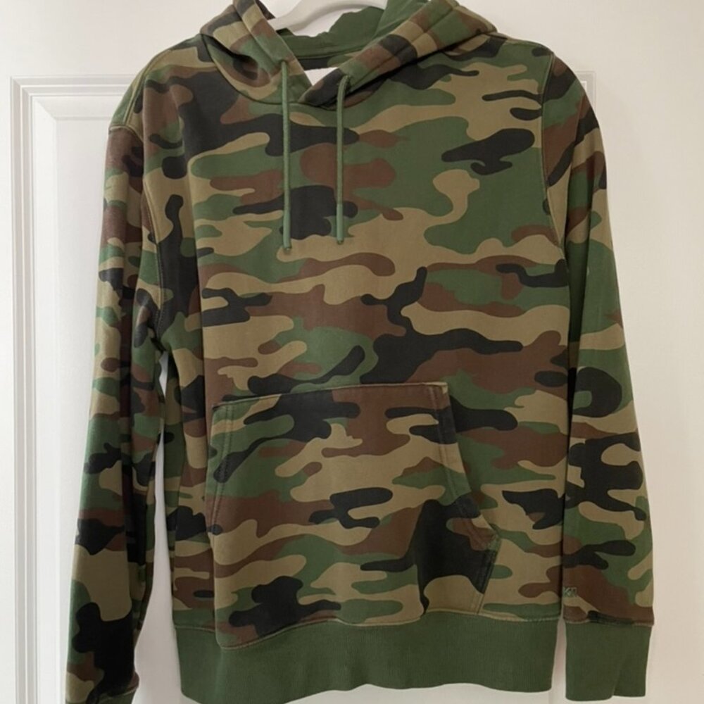 Unisex Kid's Camo Hoodie Size L
